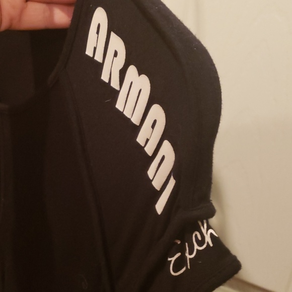 Black Armani Exchange keyhole top - Picture 4 of 5